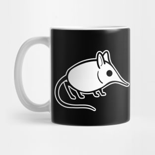 Elephant shrew minimalist design Mug